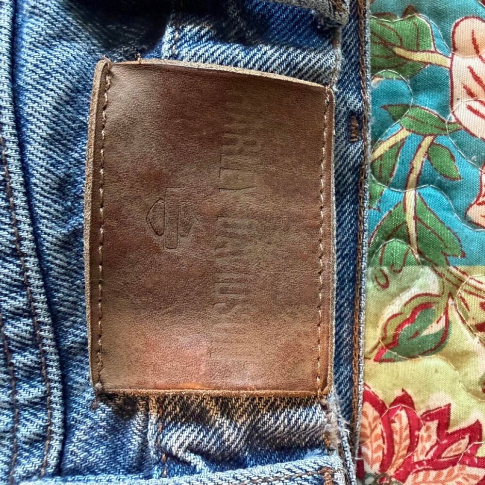 Harley-davidson Men's Brown and Blue Jeans